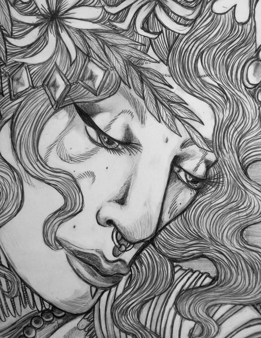 "Howl" Original Illustration