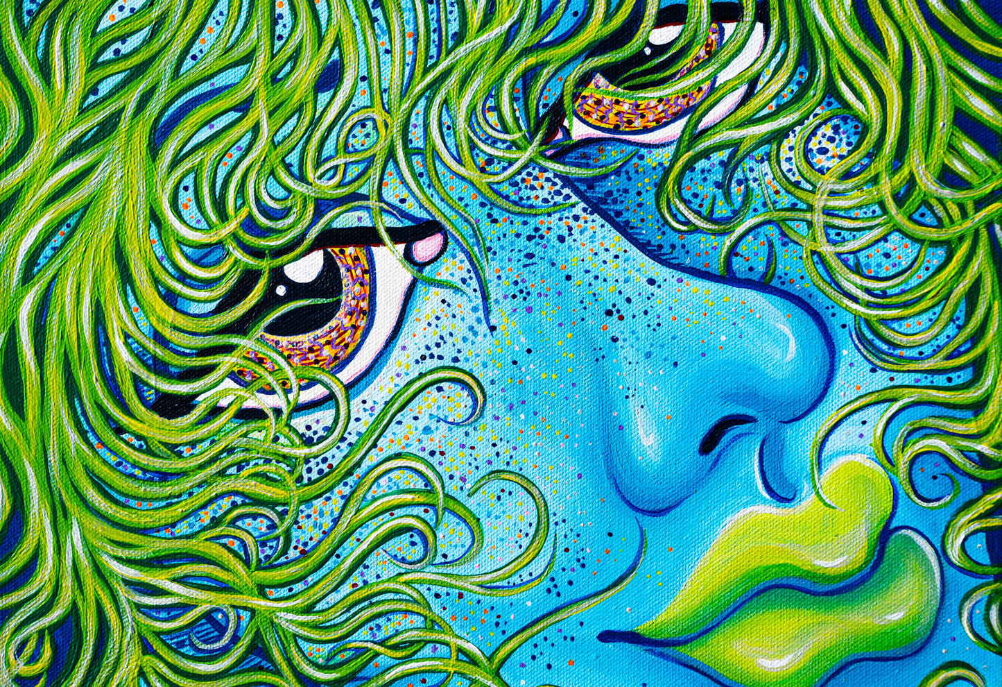 Windswept Holographic Vinyl Sticker