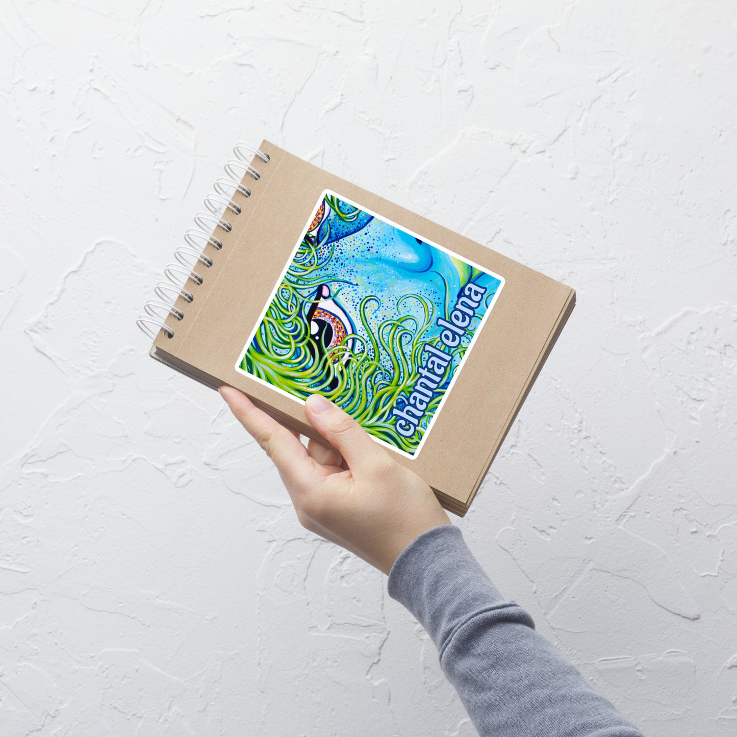 Windswept Holographic Vinyl Sticker
