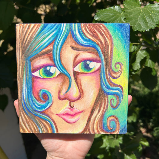 "A Streak of Blue" Original Artwork