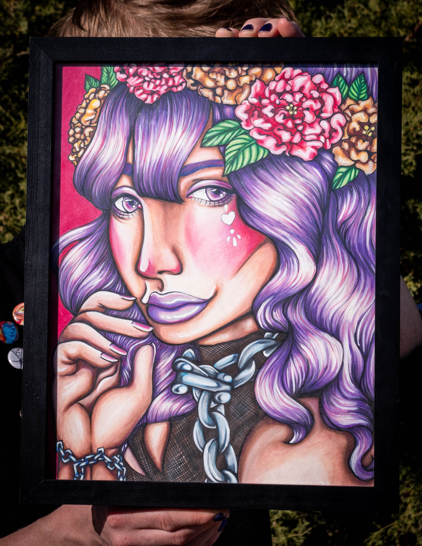 "Lavender & Chains" Original Artwork